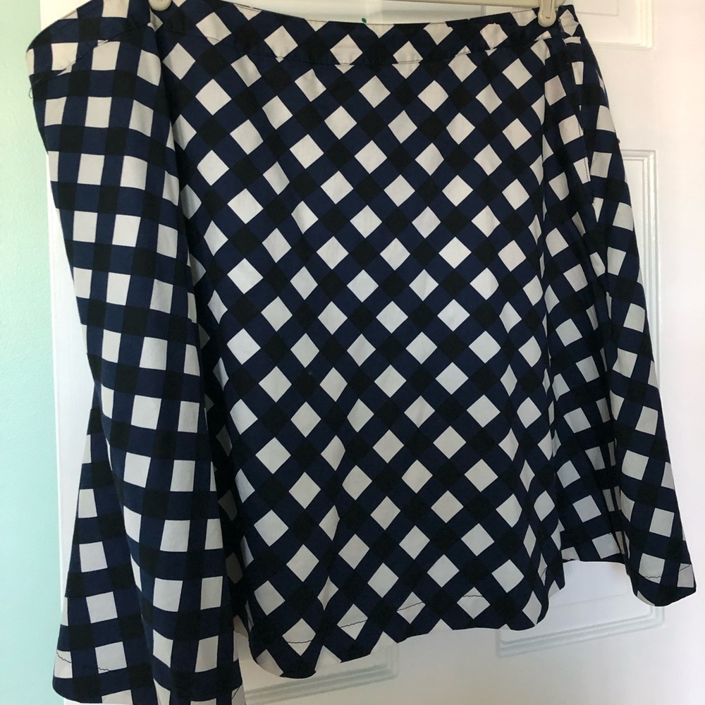 Navy, black and White skirt